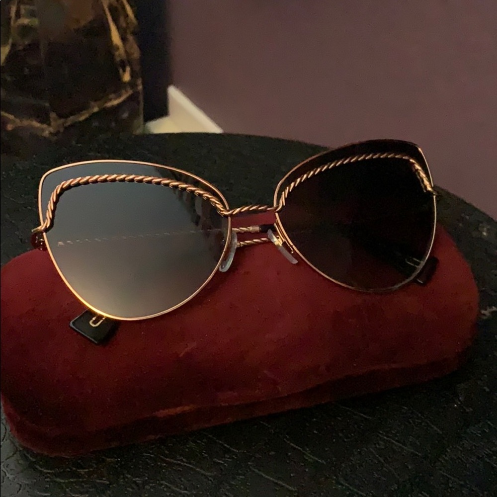 Marc Jacobs rope detail Cat Eye Sunglasses